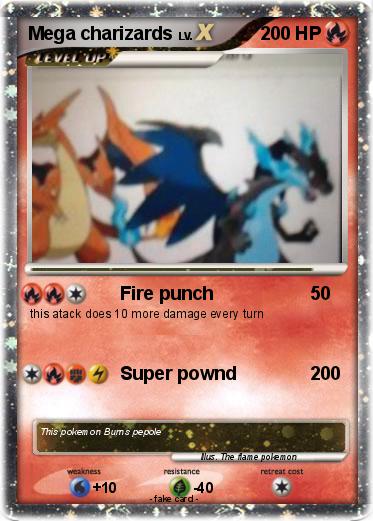 Pokemon Mega charizards