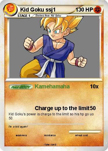 Pokemon Kid Goku ssj1