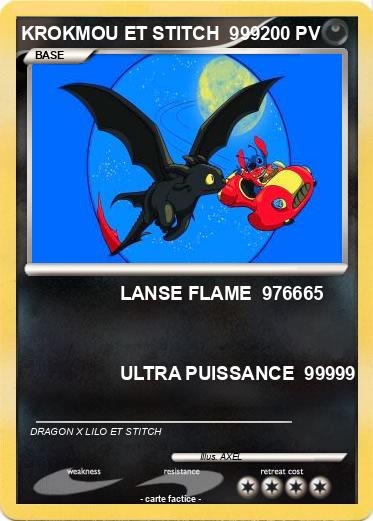 Pokemon KROKMOU ET STITCH  999