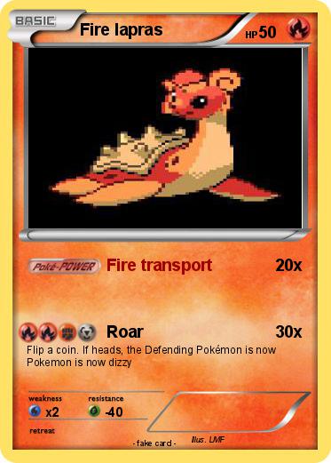 Pokemon Fire lapras