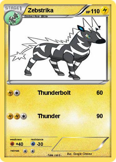 Pokemon Zebstrika