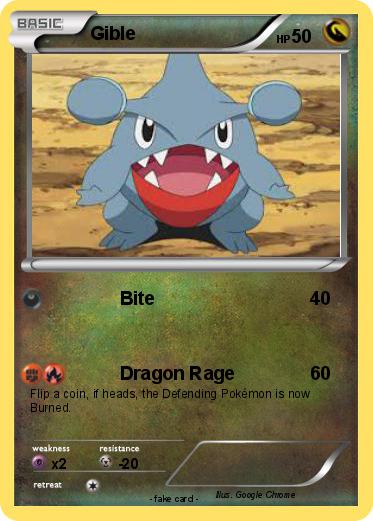 Pokemon Gible