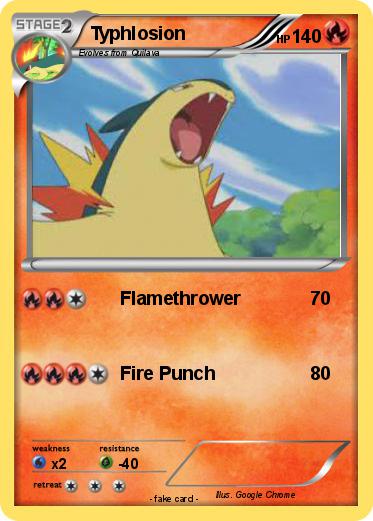 Pokemon Typhlosion