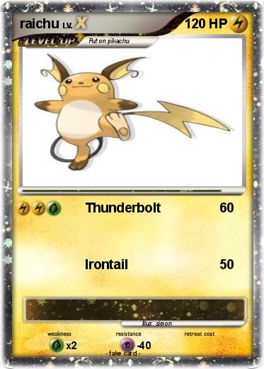 Pokemon raichu