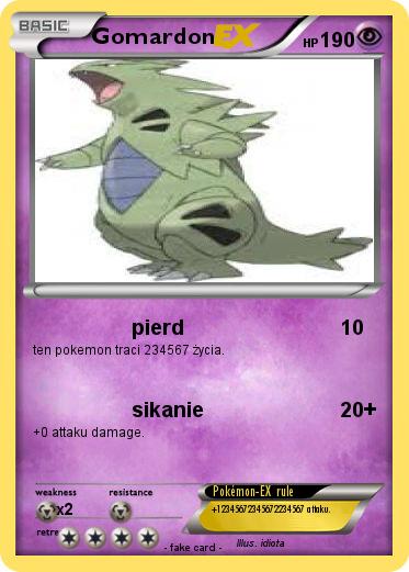 Pokemon Gomardon