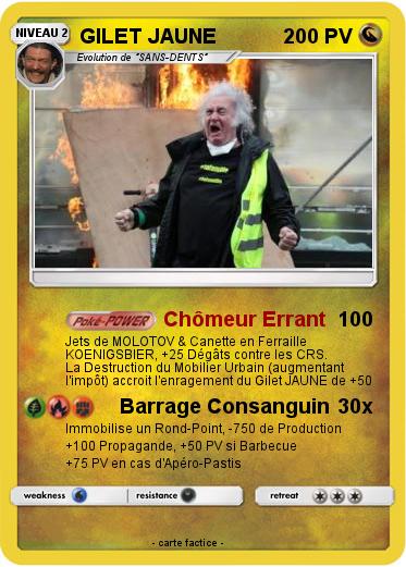 Pokemon GILET JAUNE