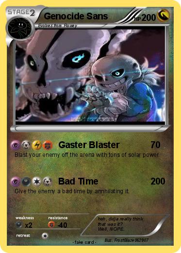 Pokemon Genocide Sans