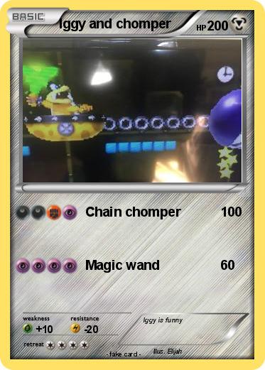 Pokemon Iggy and chomper