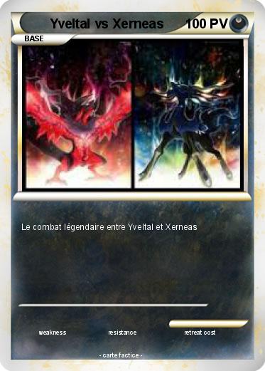 Pokemon Yveltal vs Xerneas