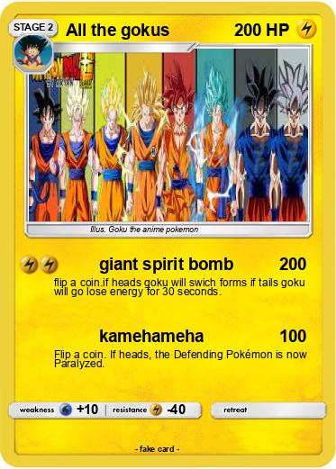 Pokemon All the gokus
