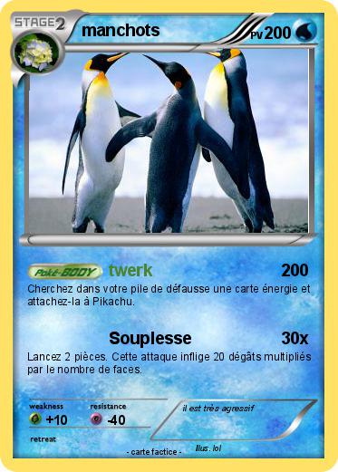 Pokemon manchots