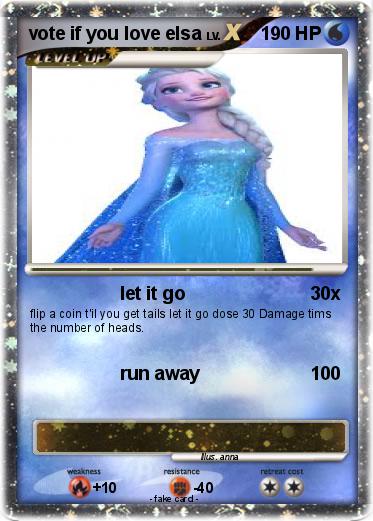 Pokemon vote if you love elsa