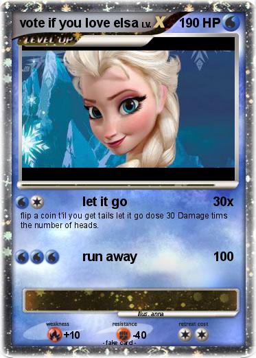 Pokemon vote if you love elsa