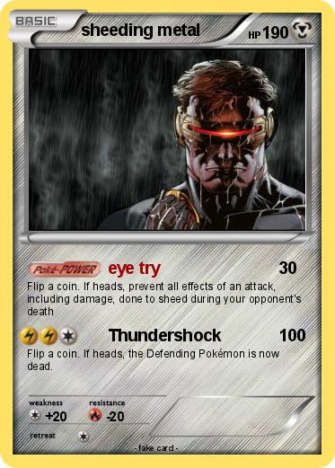 Pokemon sheeding metal