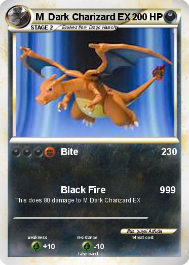 Pokemon M  Dark Charizard EX