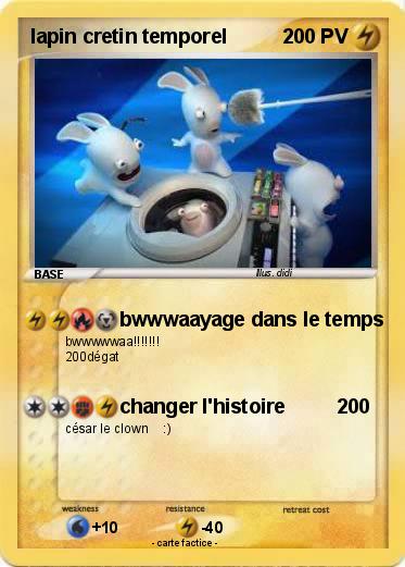 Pokemon lapin cretin temporel