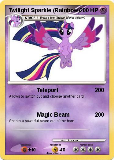 Pokemon Twilight Sparkle (Rainbow)