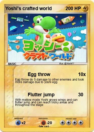 Pokemon Yoshi's crafted world
