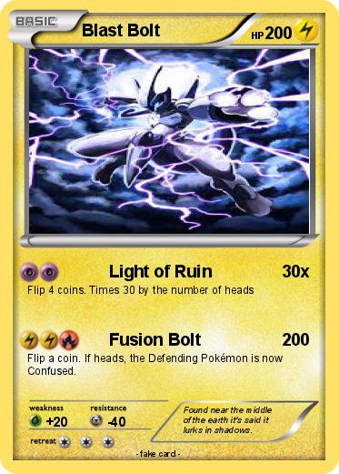 Pokemon Blast Bolt