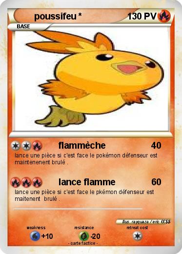 Pokemon poussifeu *