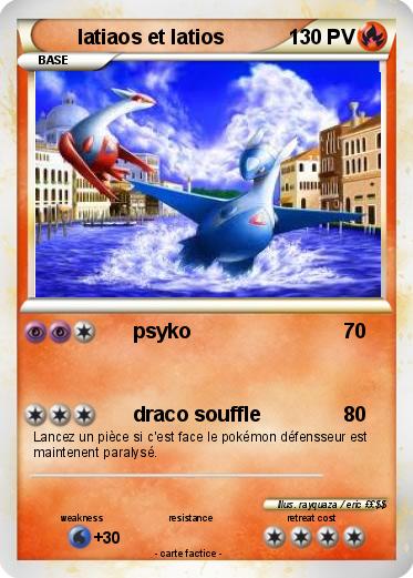 Pokemon latiaos et latios