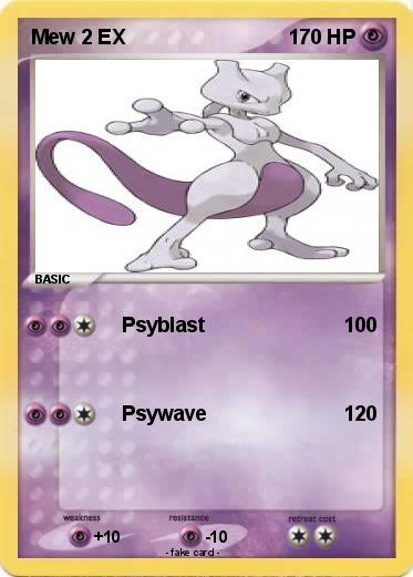 Pokemon Mew 2 EX