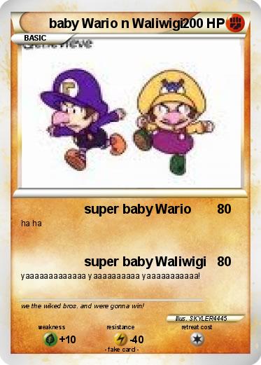 Pokemon baby Wario n Waliwigi
