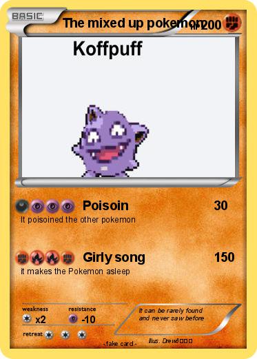 Pokemon The mixed up pokemon