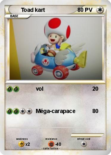 Pokemon Toad kart