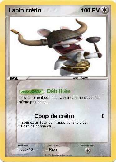 Pokemon Lapin crétin