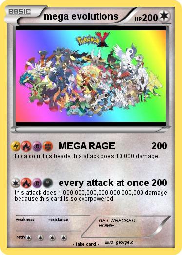 Pokemon mega evolutions