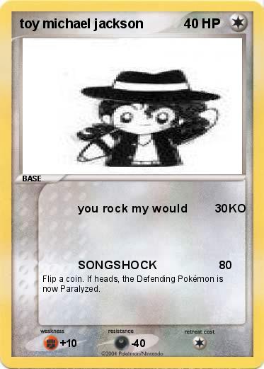 Pokemon toy michael jackson