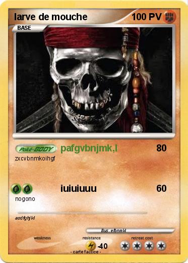 Pokemon larve de mouche