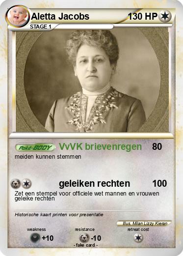 Pokemon Aletta Jacobs