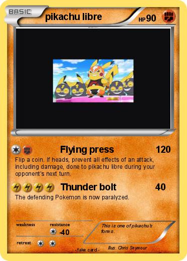 Pokemon pikachu libre