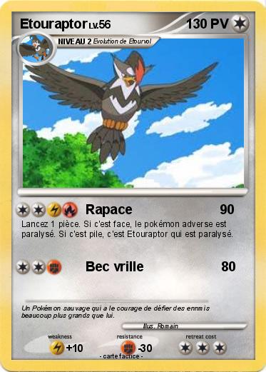 Pokemon Etouraptor