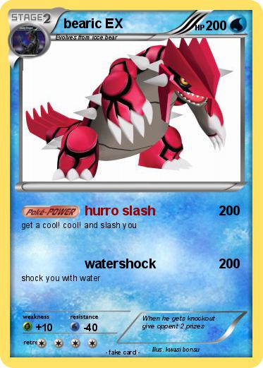 Pokemon bearic EX