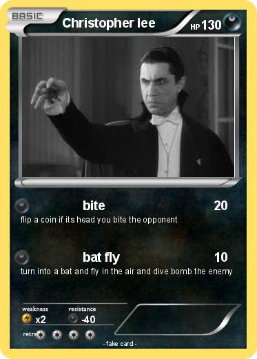 Pokemon Christopher lee