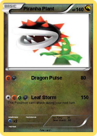 Pokemon Piranha Plant