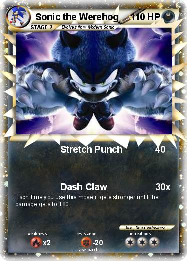 Pokemon Sonic the Werehog