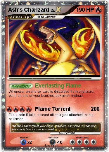 Pokemon Ash's Charizard