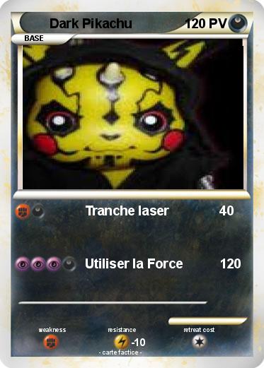 Pokemon Dark Pikachu