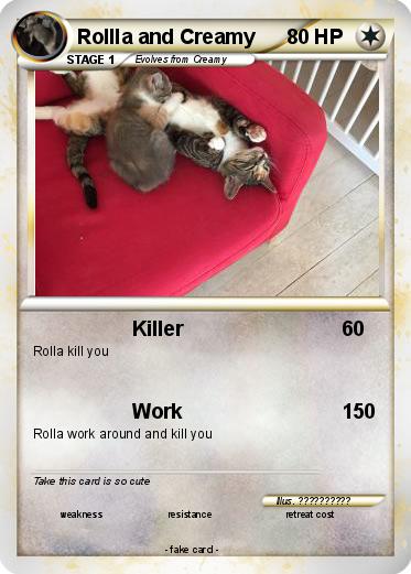Pokemon Rollla and Creamy