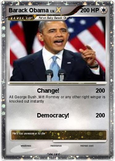 Pokemon Barack Obama