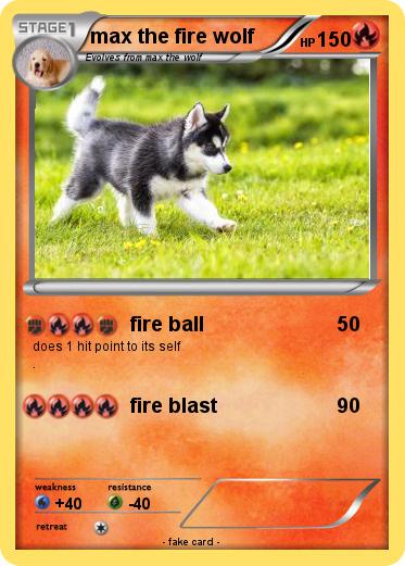 Pokemon max the fire wolf
