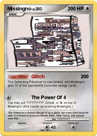 Pokemon Missingno