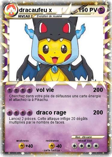 Pokemon dracaufeu x