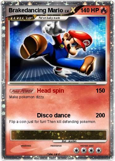 Pokemon Brakedancing Mario