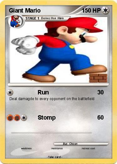 Pokemon Giant Mario