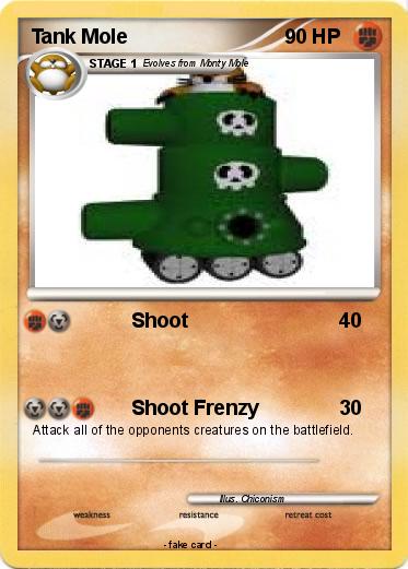 Pokemon Tank Mole